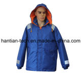 Marine Blue Flotage Overall Workwear with Hood for Sale (HTFZ006)