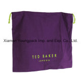 Fashion Personalized Custom Printed Large White Luxury Cotton Flannel Dust Bag for Handbags