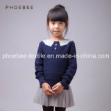 Phoebee Cotton Kids Crochet Christmas Sweater for Girls