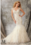 2015 Ruffles Lace Beading Bridal Wedding Dresses WD1341