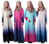 2016 Printed Islamic Long Swimwear Hot Sell Muslim Swimdress