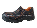 Low -Cut No Shoelace Orange Lining Safety Shoes (HQ05057)