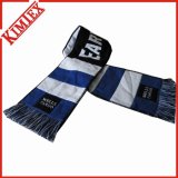 Acrylic Single Layer Promotion Woven Jacquard Fans Football Scarf
