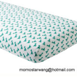 Baby Fitted Crib Sheet with 100% Knitted Jersey Cotton