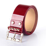English Design Style Shiny PU Leather Ladies Fashion Belt (RS-1509014)