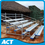 Tip and Roll Aluminum Bench for Spectators / Aluminum Bleacher Stand