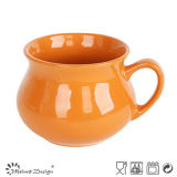16oz Ceramic Pot Solid Shinny Color Glaze Color
