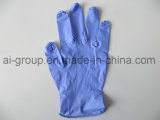Disposable Purple Powder Free Nitrile Gloves for Beauty