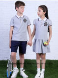 High Quality Children School Wear Students Cotton Uniform