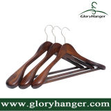 Deluxe Men's Flat Shoulder Wooden Hanger, Suit Hanger