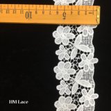 6.5cm Ivory Lace Trim, Bridal Lace Trim, Vintage Lace, Jewelry Trim Lace, Retro Lace Trim with Necklace Design, Lace Trimming, Lace Border Hmhb884