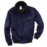 Men's Pilot Padding Jacket in T/C with Detachable Sleeves