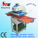 Hydraulic Pressure T-Shirt Printing Machine40*60cm Double Station Heat Transfer Machine Automatic Oil Pressure Heat Press Machine Stc-Yy01