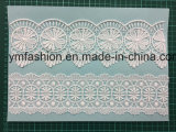 White Color Garment Accessories Polyester Lace Ym-1123