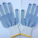 Single Side PVC Dotted Safety Hand Working Glove