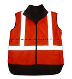 Uve014 100% Polyester Vest Garment Work Suit Overalls Labour Suit Cloth Coat Reflective Clothes