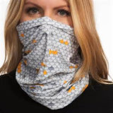 Neck Scarf Good Flexibility White Multi Purpose Headscarf (YH-HS308)