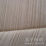 Decorative Super Soft Embossed Strip Velour Fabric for Sofa
