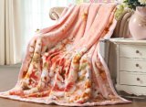 Soft Polyester Printing Coral Blanket Flannel Blankets (MG-TZ002)