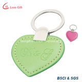 Factory Made Heart Leather Keyring Free Sample