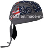 OEM Produce Customized Logo Printed Promotional Outdoor Sports Skull Biker Cap Headwrap