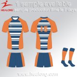Healong China Manufacture Sports Clothing Gear Team Club Sublimation Rugby Jerseys