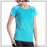 New Design Women Fitness Compress Wear Breathable T Shirt