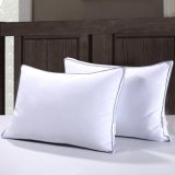 Quality Washable Hotel White Down Feather Standard Pillows for Sleeping Gusseted Queen Pillow