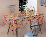 PVC Transparent Tablecloth PVC Printed Material and Square Shape Oilproof Disposable Waterproof Feature