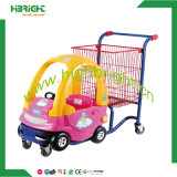 Hot Selling Kiddy Children Shopping Cart Mall Car Trolley for Kids