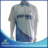 Custom Designed Full Sublimation Premium Team Uniforms Polo Shirt with Chest Logo