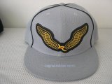 Wing Embroidery Snapback Hat for Outdoor Sport