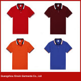 Guangzhou Factory Wholesale Cheap Cotton Polyester Unisex Polo T-Shirts for Men (P124)