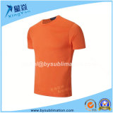 Hot Sale Orange Quick Dry Round Neck T-Shirt