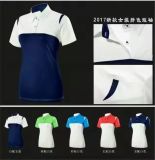 OEM Women's Golf T-Shirts Dry Fit Assorted Colors Summer Sports Shirts for Lady