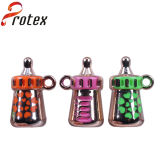 2015 Hot Sale Popular New Product Small Colorful Plastic Ornament