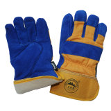 Thinsulate Full Lining Rubberized Cuff Winter Working Safety Gloves