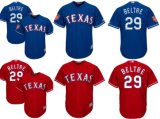 Customized Texas Rangers 29 Adrian Beltre Cool Base Baseball Jerseys