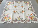 Sunflower Embroidery Easter Day Table Cloth 2016