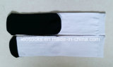 Blank Polyester Socks for Sublimtion with Black Bottom