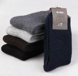 Solid Colour Thick Merino Wool Man Socks