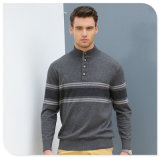 Polo Neck Men's Cashmere Sweater/Christmas Sweater Knitting Patterns