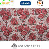 Beautiful Rose Pattern Poly Cotton Jacquard Fabric Table Cloth Fabric