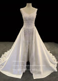 Aolanes Strapless Two in One Wedding Dress