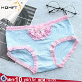 Hot Sale Cute Lacework Candy Underwear Cotton Lovely Girls Wearing Panties