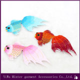 Cute Goldfish Embroidered Patches for Clothing Embroidery Fabric