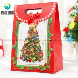 Customized Eco-Friendly Recycled Packaging Printing Christmas Eve Gift Paper Bag