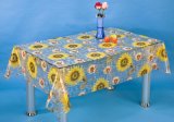 PVC Transparent and Embossed Tablecloth (TJ3D0005B)
