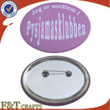 Cheap Bulk Custom Oval Shape Tin Badge Button (FTBT2617A)
