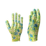 Nitrile Smooth Garden Work Gloves Customizable Half Coated Nitrile Industry